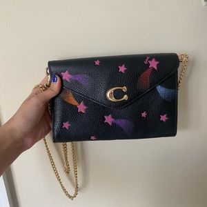 Coach Disco Stars Tammie Clutch Crossbody Bag